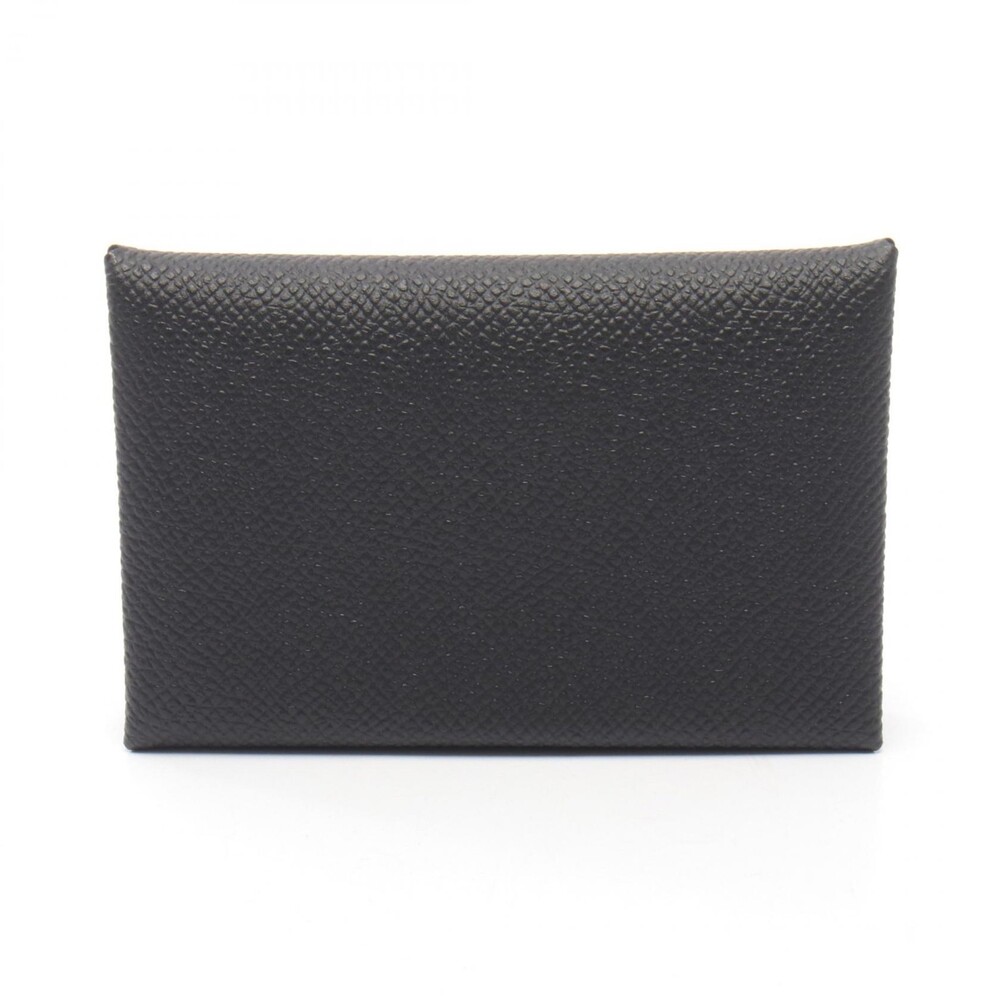 Hermes Calvi Coin Wallet W Epsom Black #301555H68B